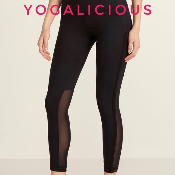 Yogalicious Pants - Yogalicious Women’s Mesh Leggings NWT